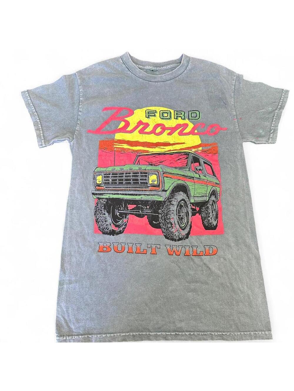 Ford Bronco Built Wild T-Shirt Size S